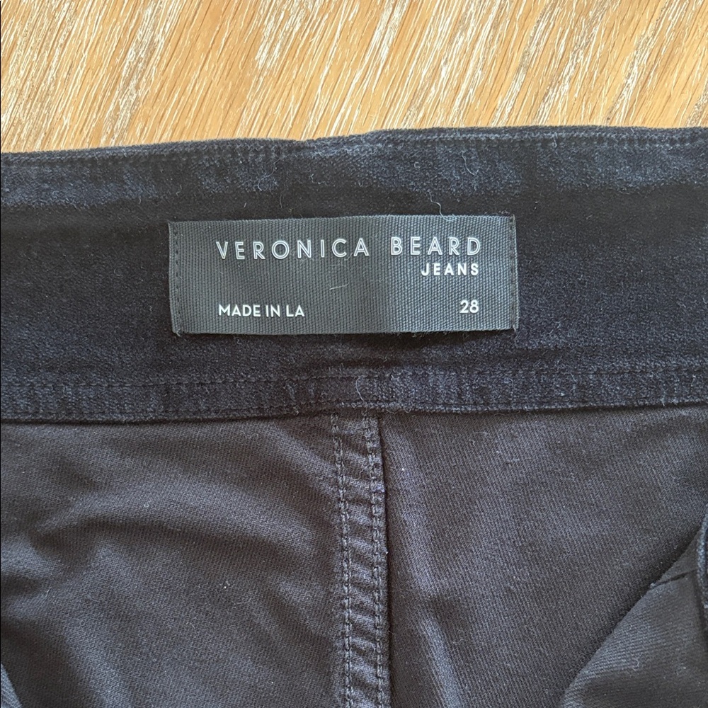 Veronica Beard black velvet pants - Picture 3 of 7